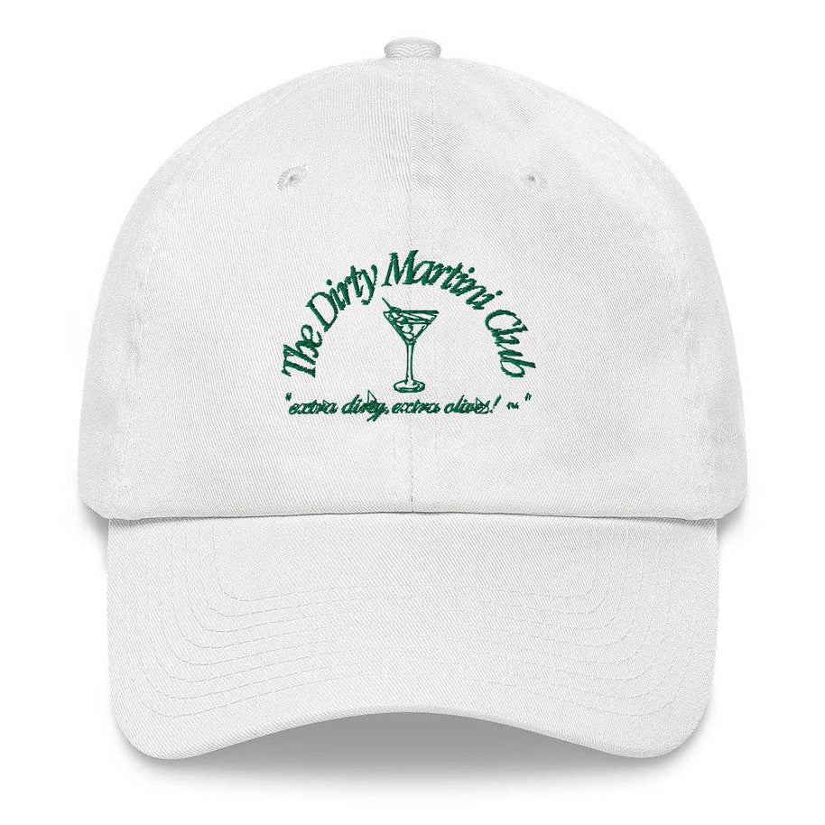 Dirty Martini Club White Dad Hat 