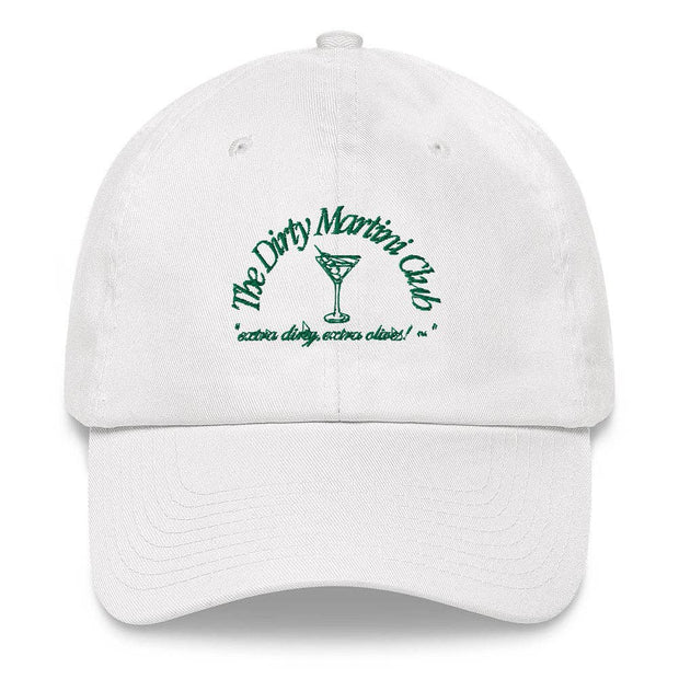 Dirty Martini Club White Dad Hat 