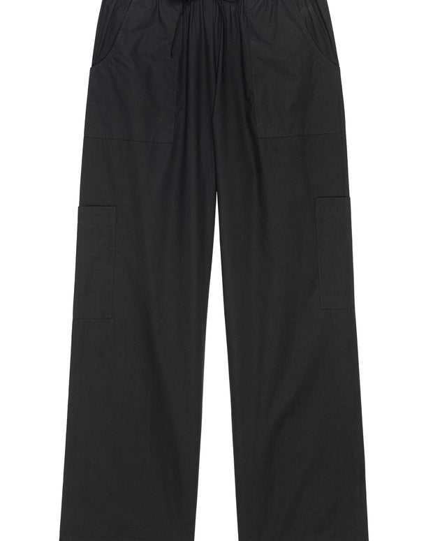 Donni Pop Drawstring Cargo Pant in Jet