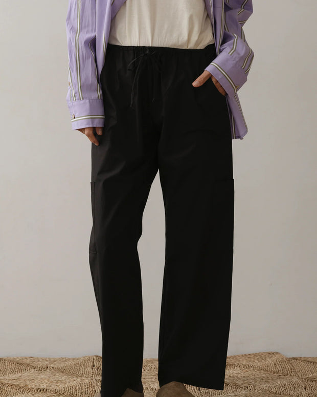 Donni Pop Drawstring Cargo Pant in Jet