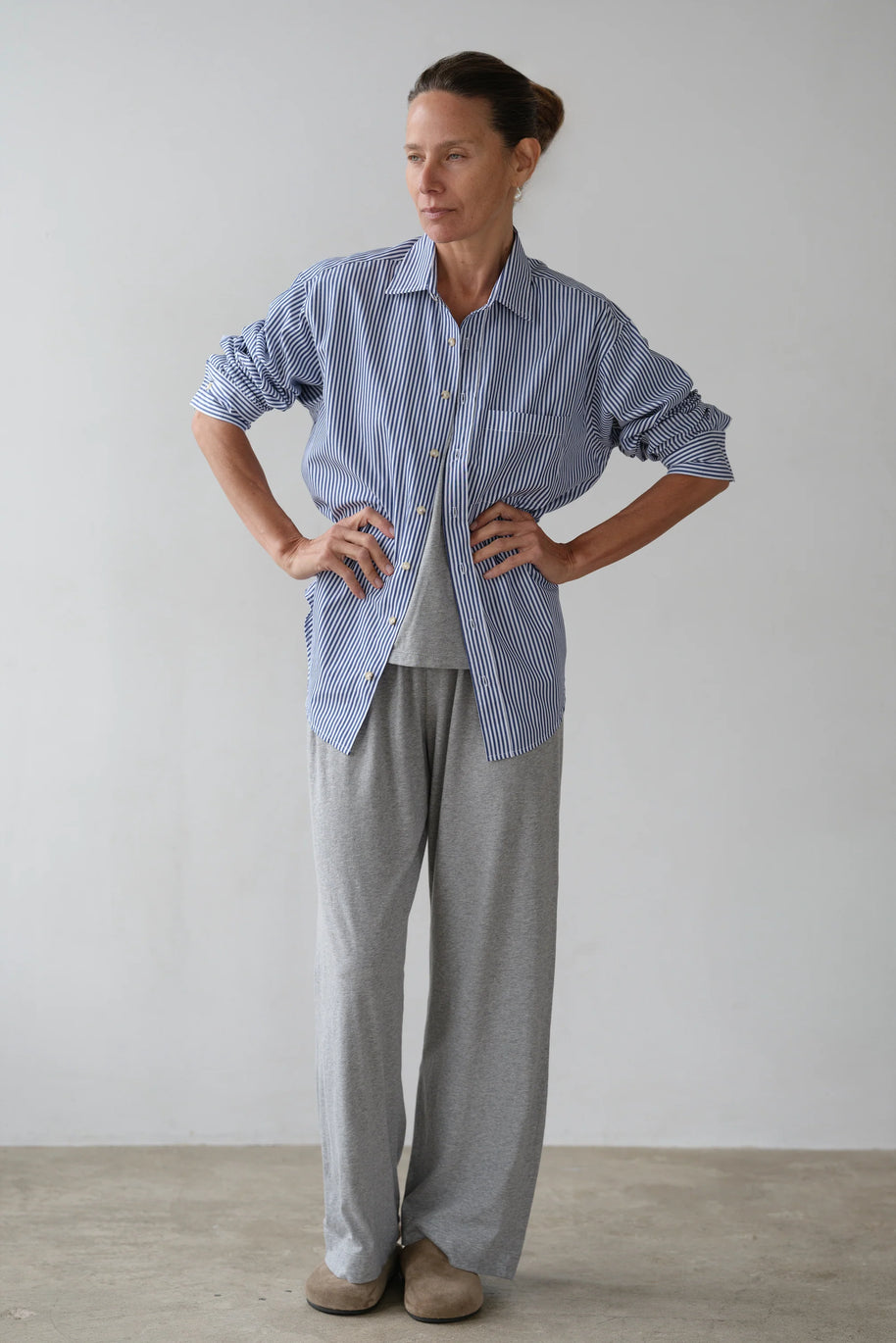 The Stripe Pop Shirt | Navy