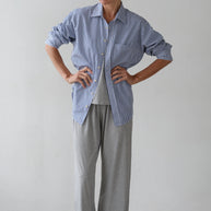 The Stripe Pop Shirt | Navy