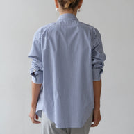 The Stripe Pop Shirt | Navy