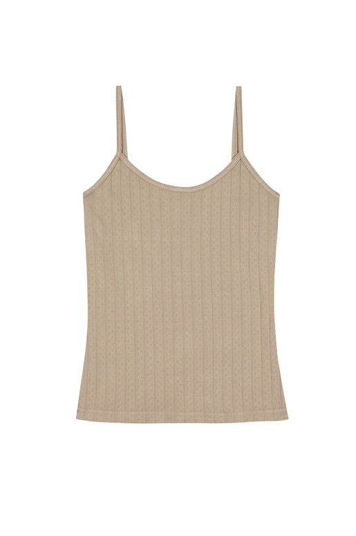 The Pointelle Cami Tank | Shitake