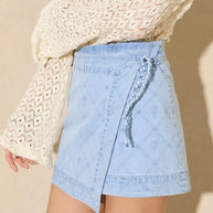 Boteh Dylan Wrap Mini Skirt 