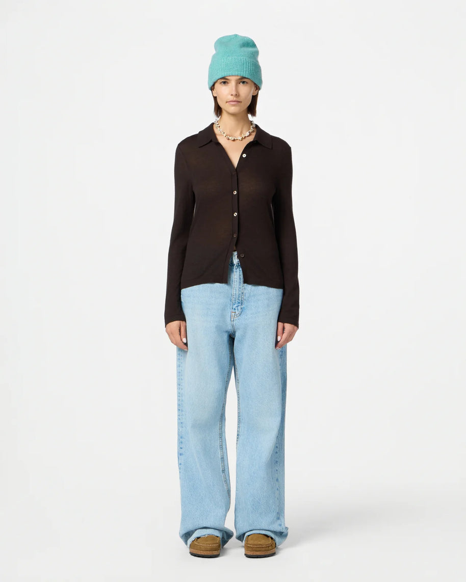 Elle Shirt | Burnt Cocoa