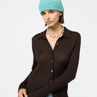 Elle Shirt | Burnt Cocoa