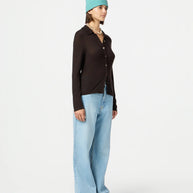 Elle Shirt | Burnt Cocoa