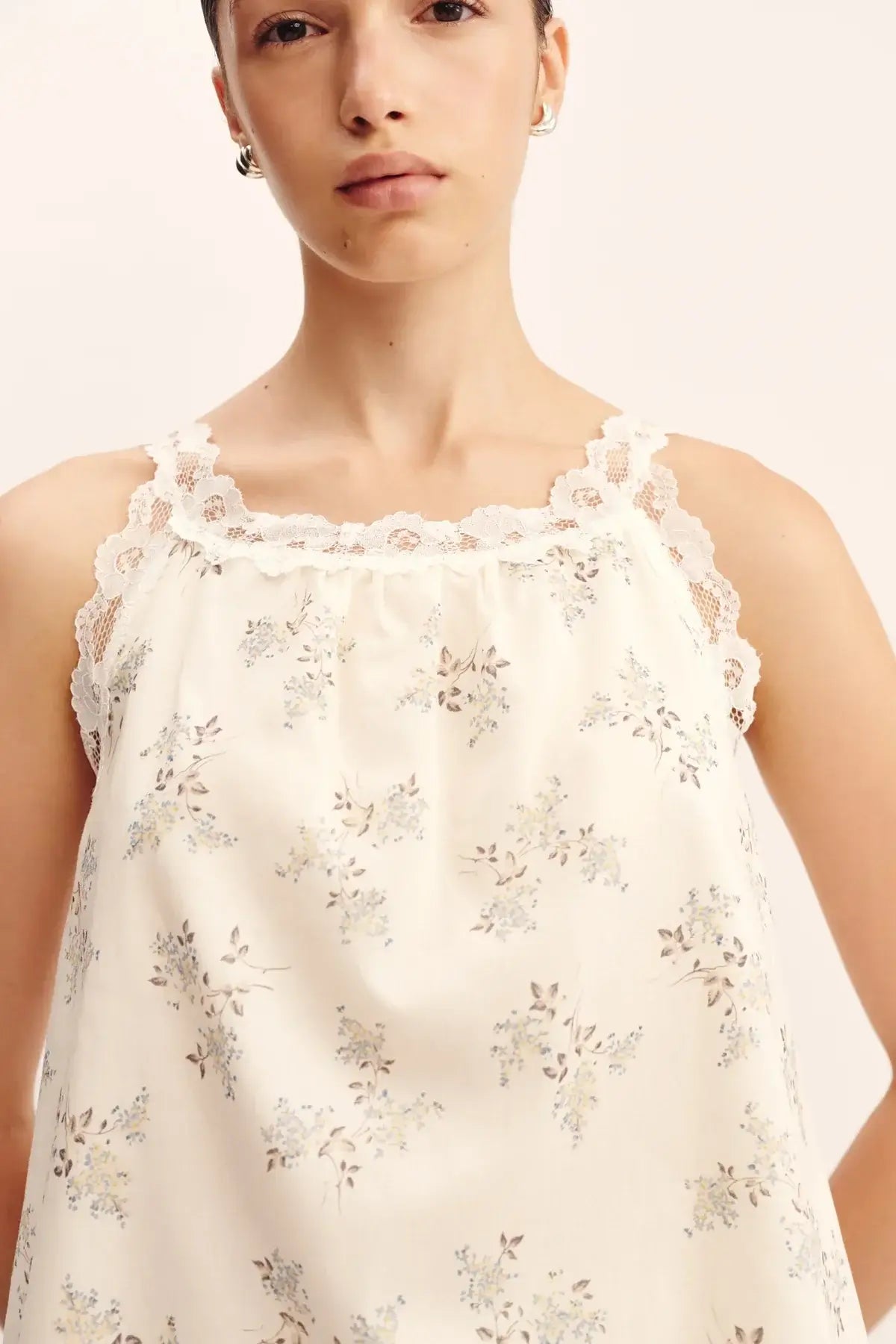 Posse Elodie Top in Blue Blooms, Posse Shorts Set
