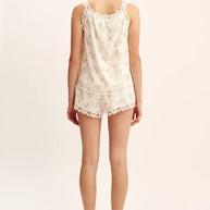Posse Elodie Top in Blue Blooms, Posse Shorts Set