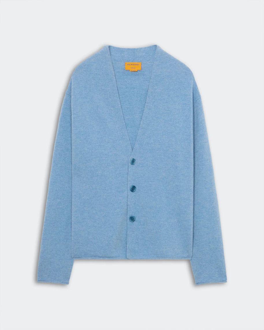 Guest in Residence Cashmere Everywhere Cardigan in Heather Blue 