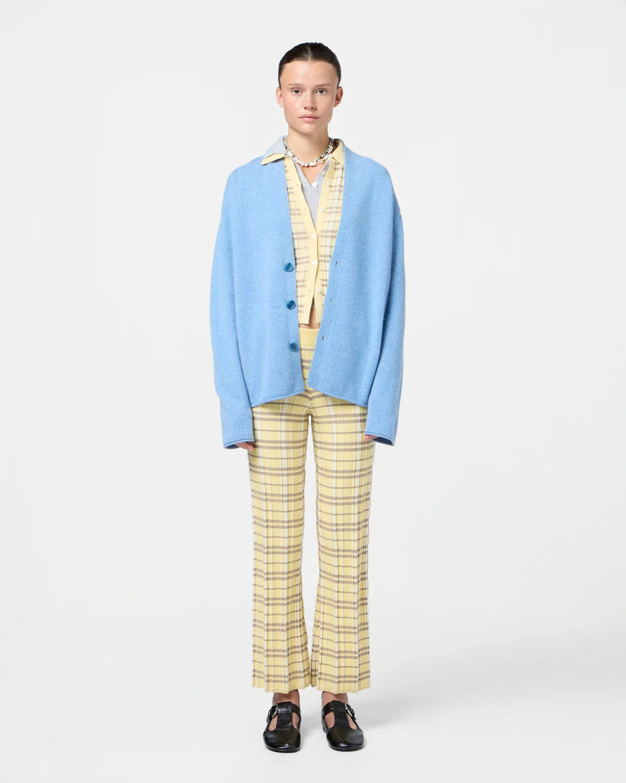 Guest in Residence Cashmere Everywhere Cardigan in Heather Blue 