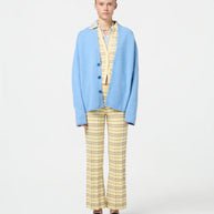 Guest in Residence Cashmere Everywhere Cardigan in Heather Blue 