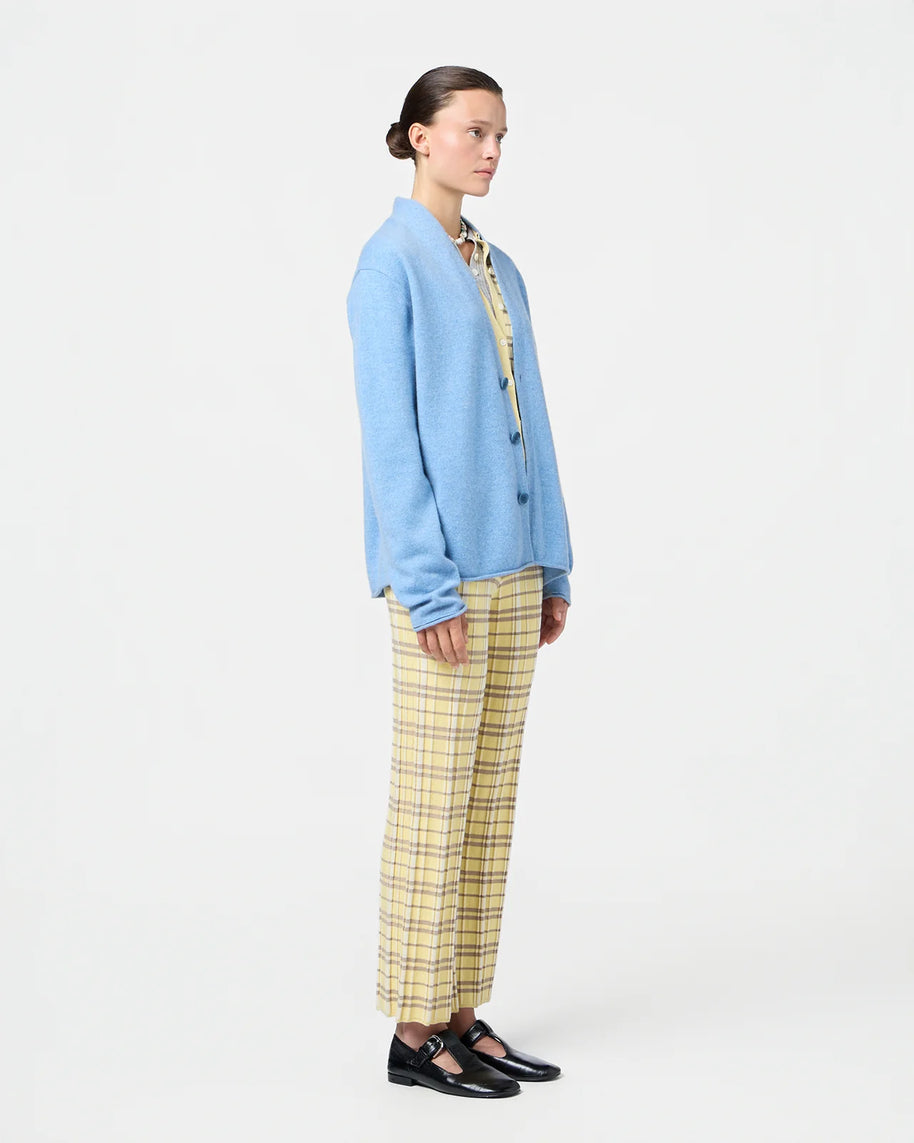Guest in Residence Cashmere Everywhere Cardigan in Heather Blue 