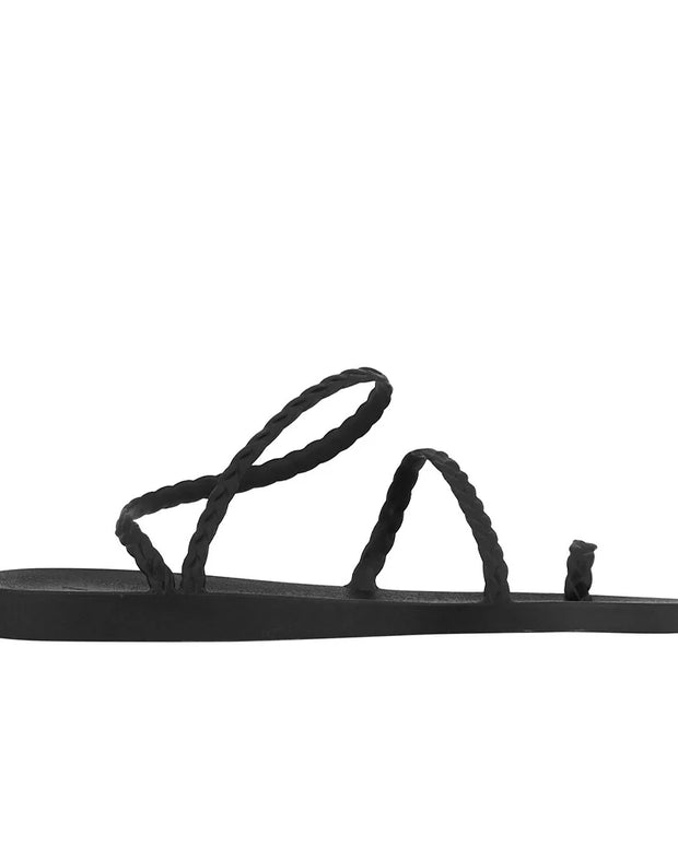 Eleftheria Jelly Sandal | Black
