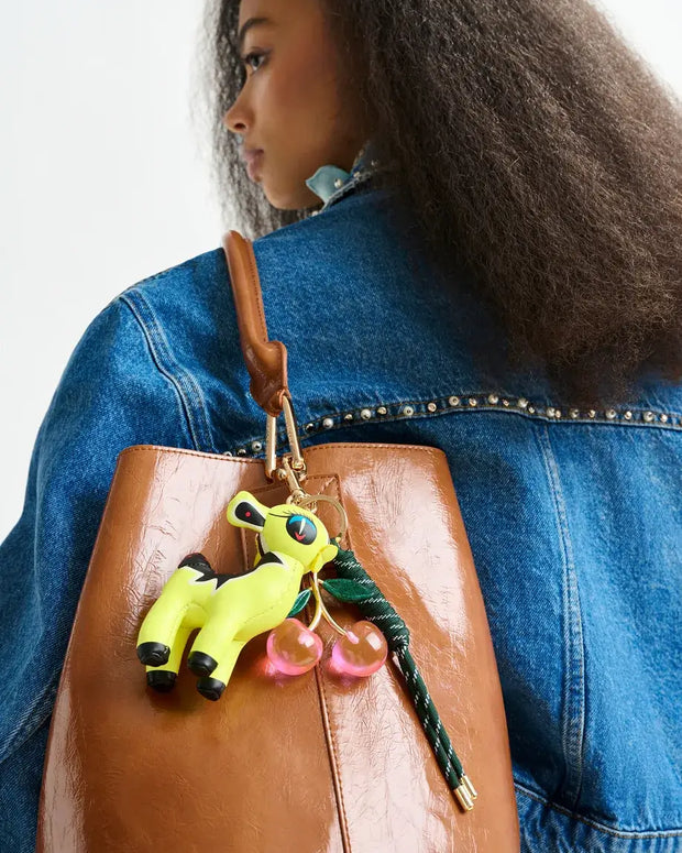 Essentiel Antwerp Bambi and Cherry Bag Charm Keychain