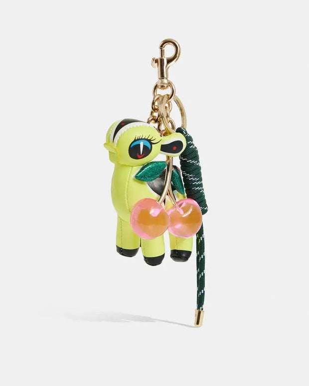 Essentiel Antwerp Bambi and Cherry Bag Charm Keychain