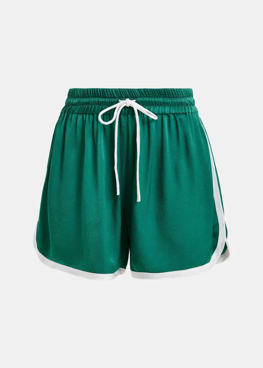 Drawstring Shorts | Dark Green