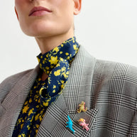 Essentiel Antwerp Enamel and Rhinestone Pins 