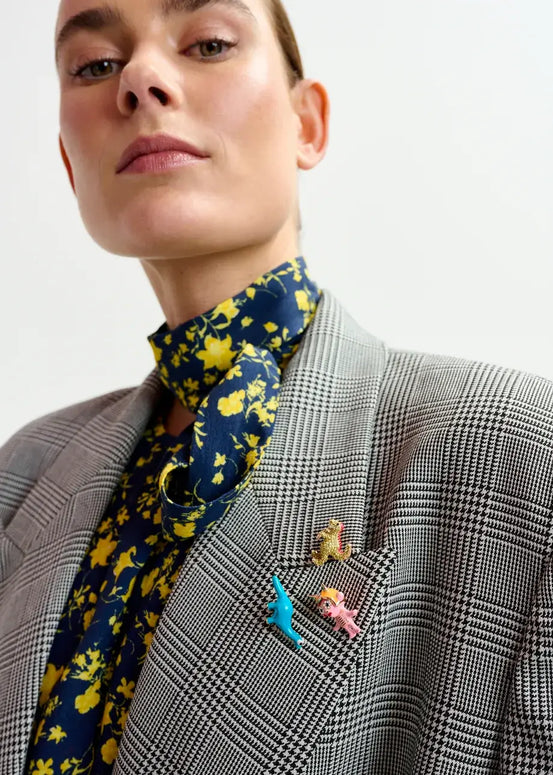 Essentiel Antwerp Enamel and Rhinestone Pins 