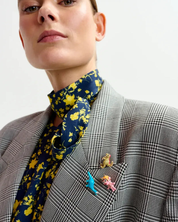 Essentiel Antwerp Enamel and Rhinestone Pins 