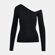 Asymmetrical Rib Knitted Sweater