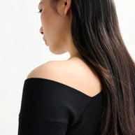 Asymmetrical Rib Knitted Sweater