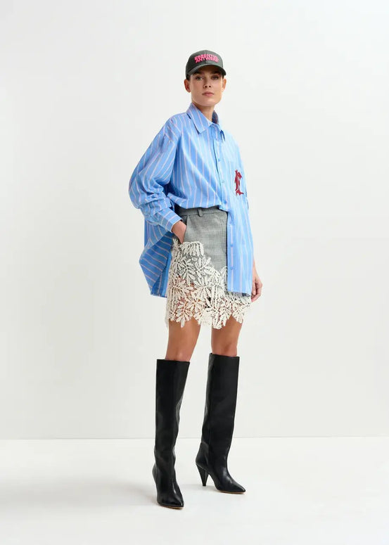 Lace Appliqué Skirt