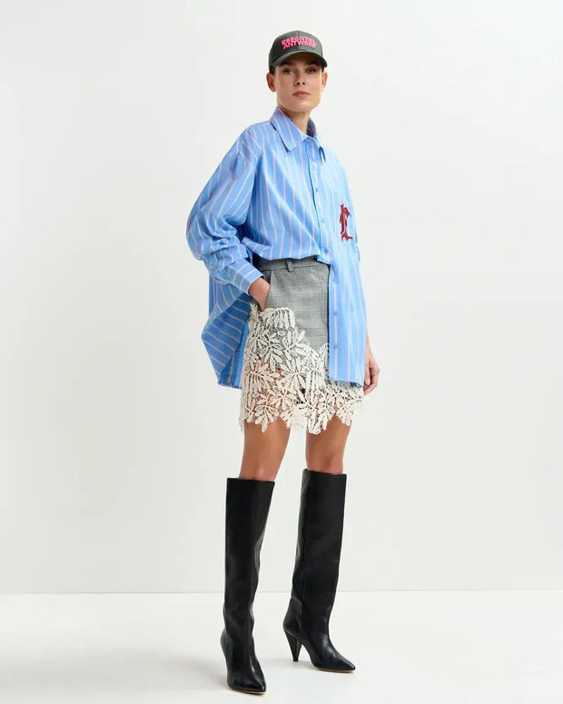 Lace Appliqué Skirt