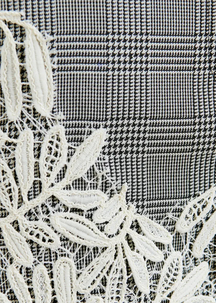 Lace Appliqué Skirt