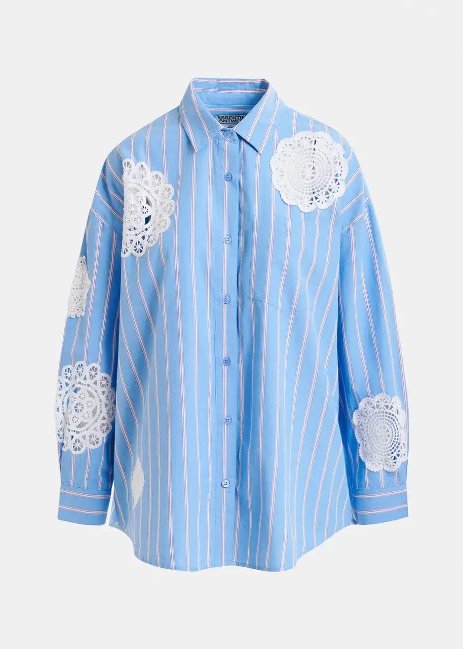 Lace Applique Shirt