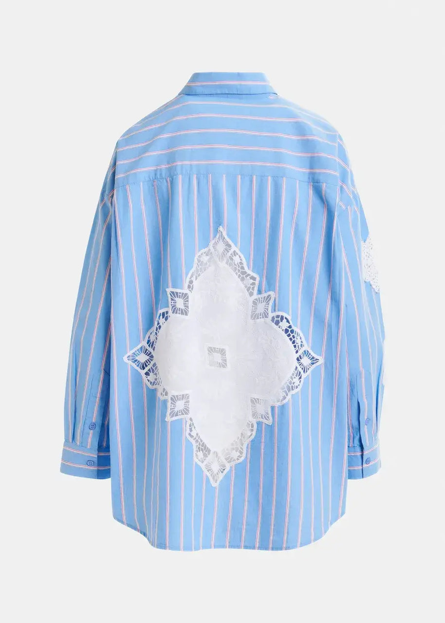 Lace Applique Shirt
