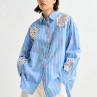 Lace Applique Shirt