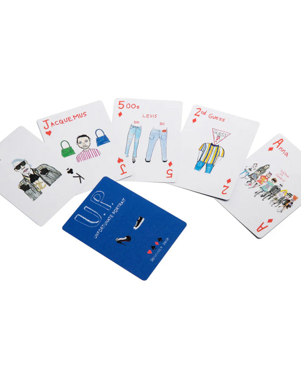 Unfortunate Portrait Fashion Playing Cards 