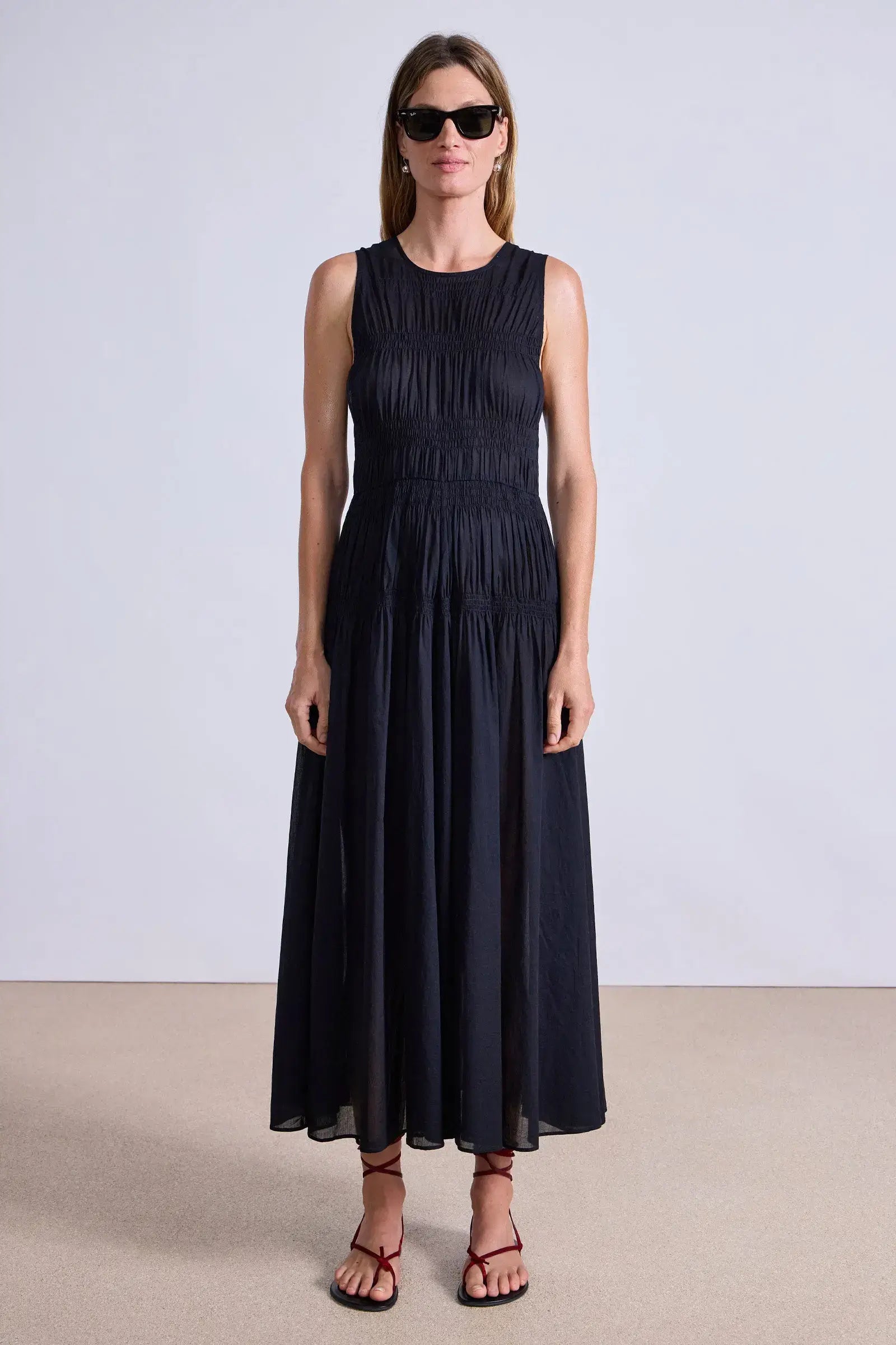 Apiece Apart Fabiana Maxi Dress Black