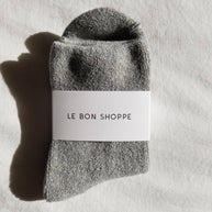 Le Bon Shop Cloud Socks in Heather Grey