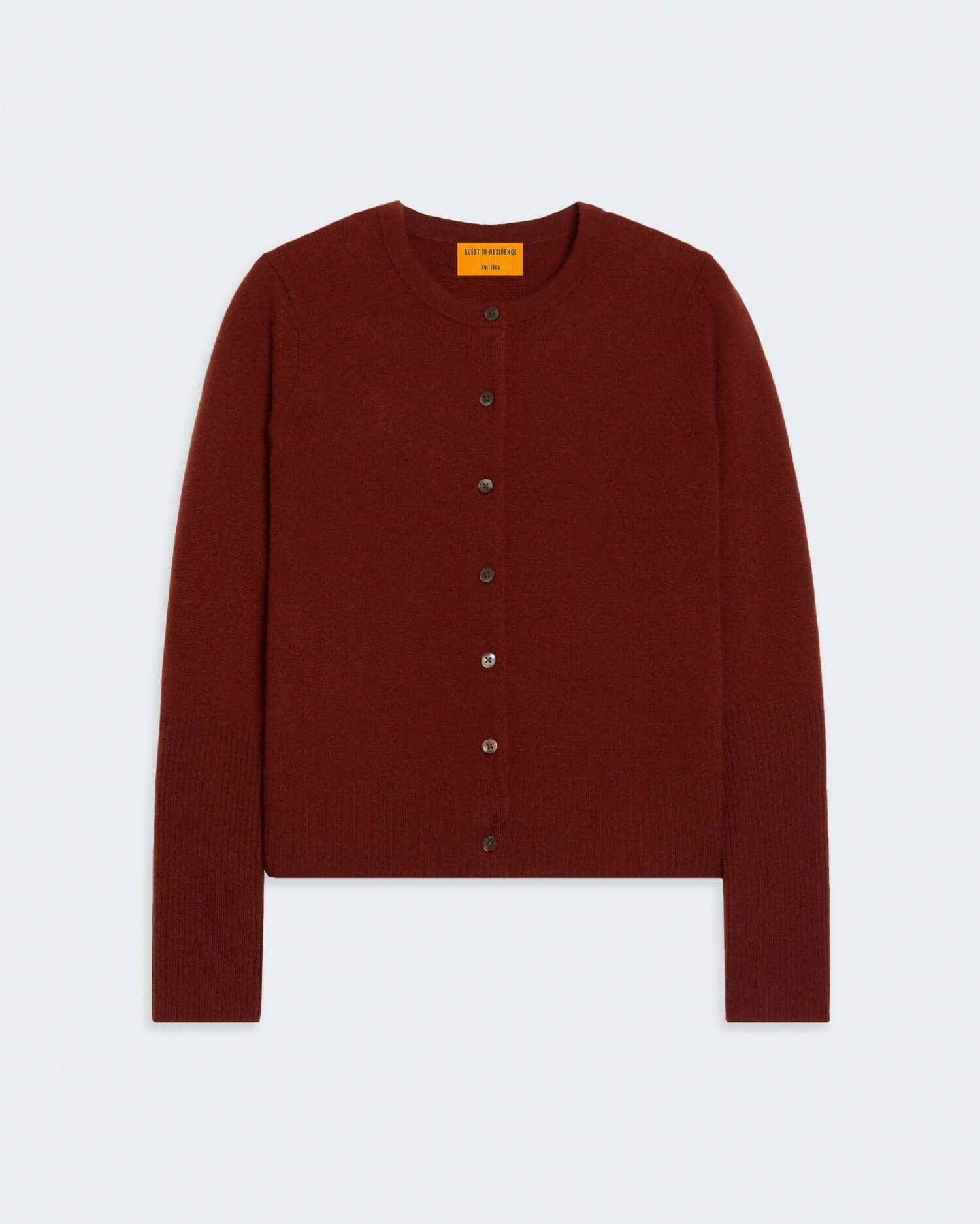 Guest in Residence Jane Cashmere Cardigan in Cinnamon 
