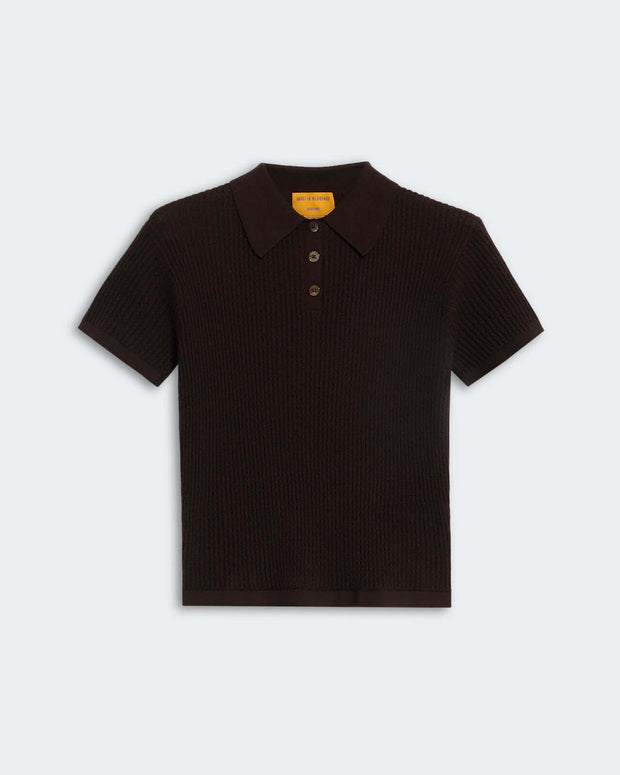 Shrunken Polo | Burnt Cocoa