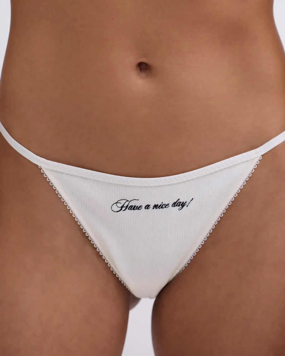 Roomservice String Brief | Off White