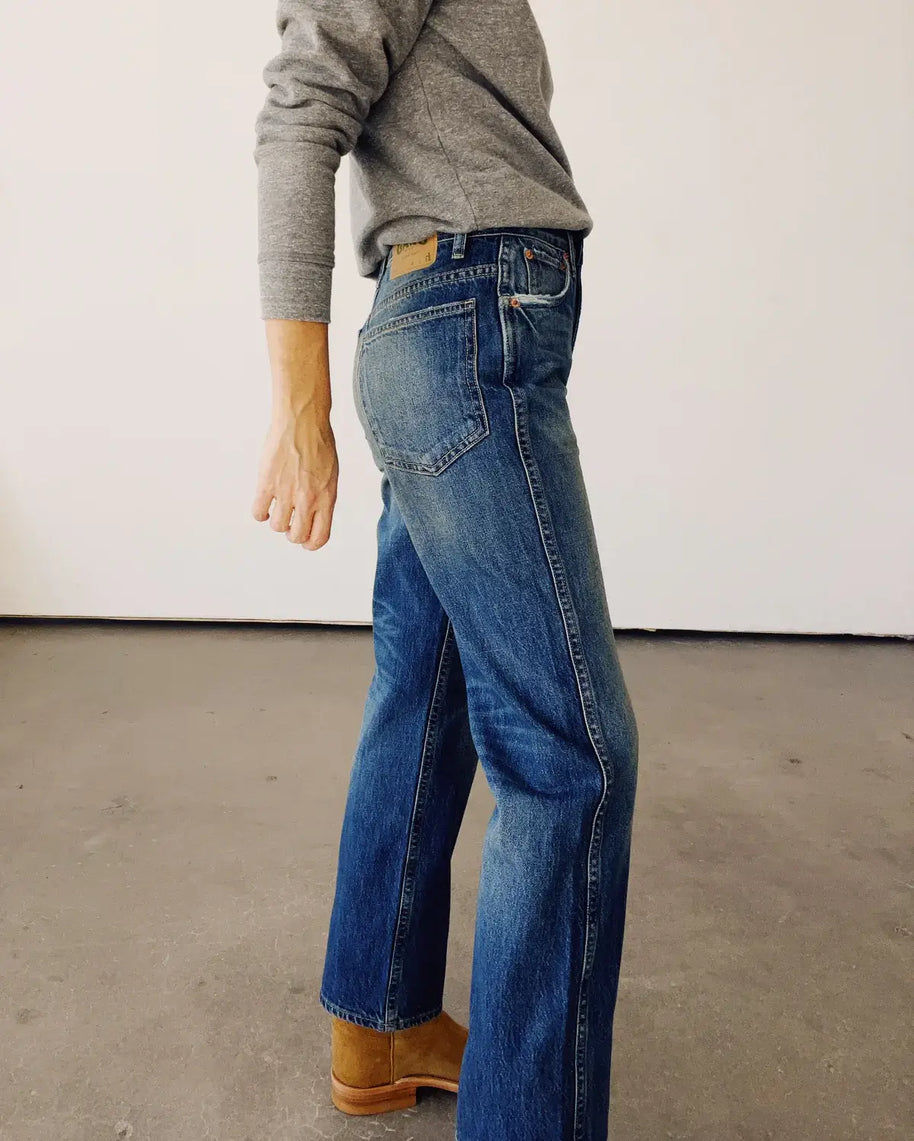 The High Rise Straight Jeans | Richman Wash