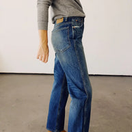 The High Rise Straight Jeans | Richman Wash