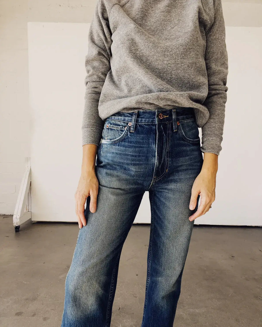 The High Rise Straight Jeans | Richman Wash