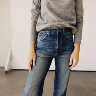 The High Rise Straight Jeans | Richman Wash