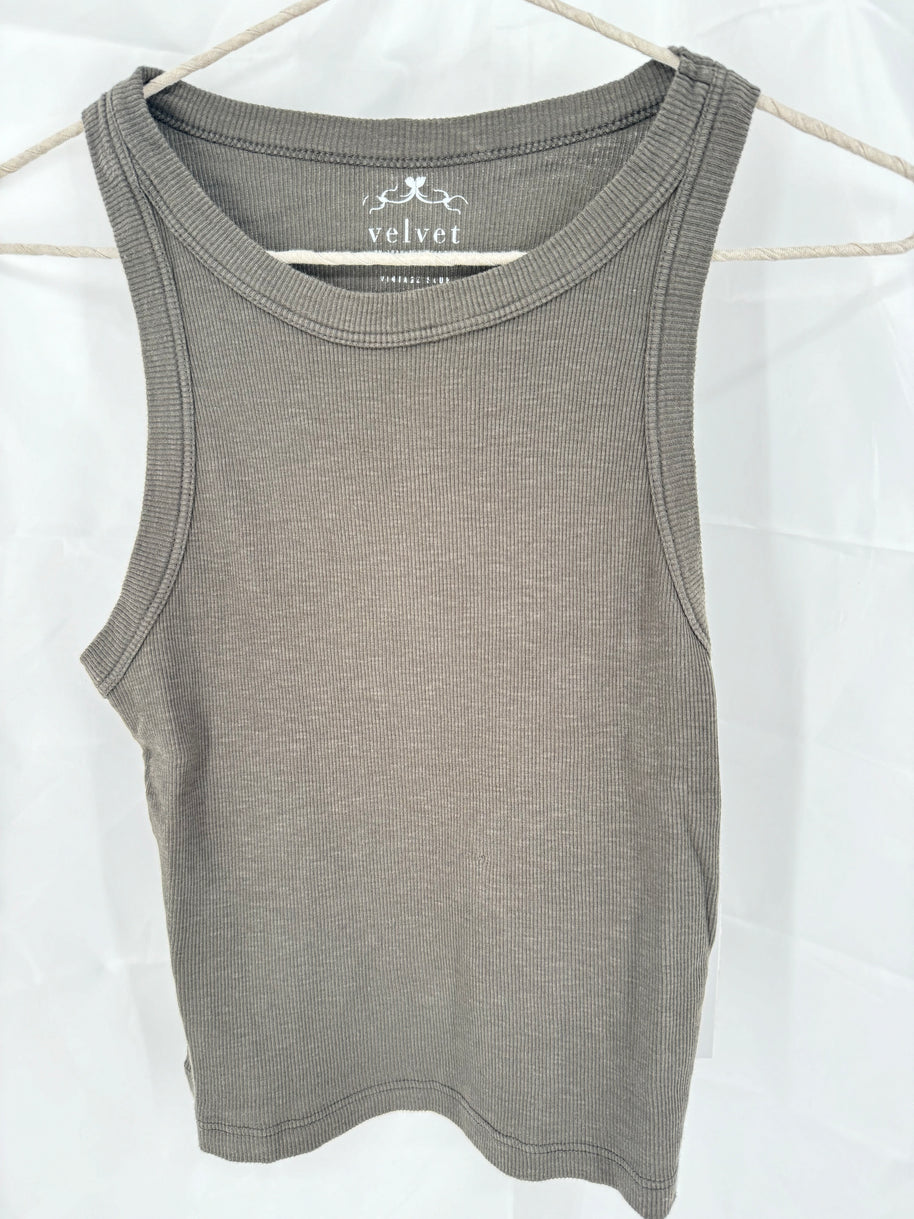 Harla Ribbed Crop Tank
