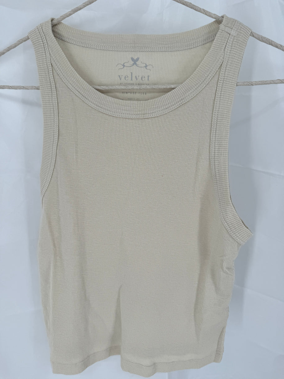 Harla Ribbed Crop Tank