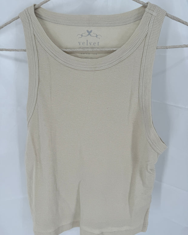 Harla Ribbed Crop Tank