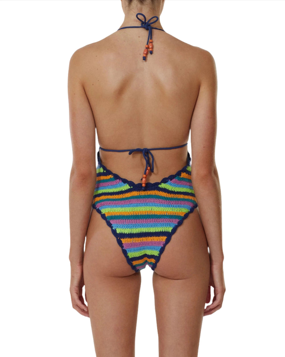 Crochet one piece - its now cool - multi color one pieces 