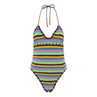 Crochet one piece bathing suit - its now cool