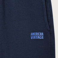 American Vintage Izubird Joggers in Navy - Joggers Set 