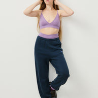 American Vintage Izubird Joggers in Navy - Joggers Set 